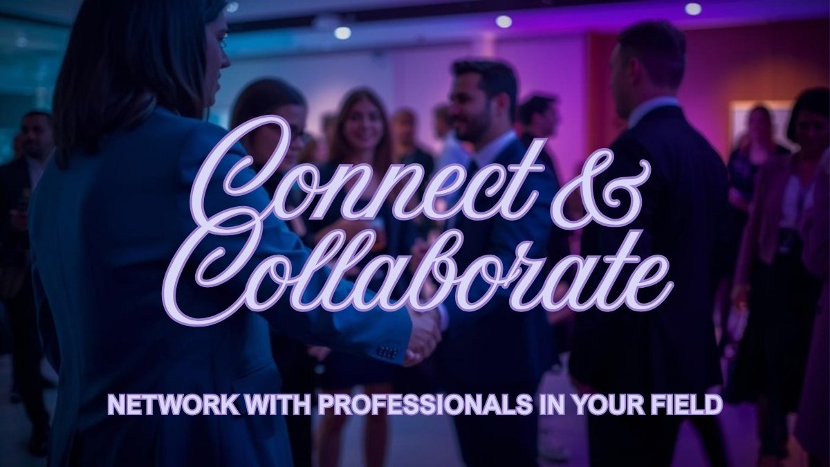 Professional networking event invitation with clean modern design and business card aesthetic